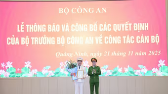 Thiếu tướng Nguyễn Tiến Trung được điều động làm Giám đốc Công an tỉnh Quảng Ninh