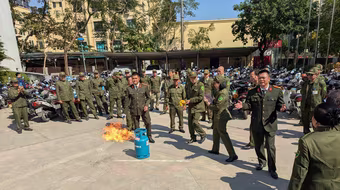 Tập huấn bồi dưỡng chính trị, pháp luật, nghiệp vụ cho lực lượng bảo vệ ANTT tại cơ sở