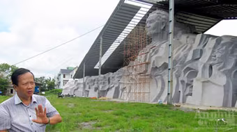 Tạm dừng dự án Tượng đài Mẹ VN Anh hùng  Nguyễn Thị Thứ