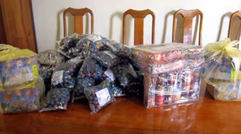 Bắt giữ hơn 5m3 gỗ lậu trên sông