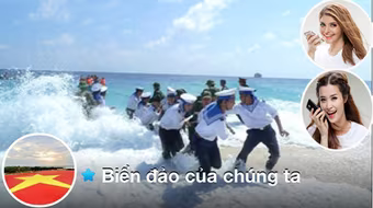 Sao Việt rầm rộ kêu gọi fan hướng về biển đảo