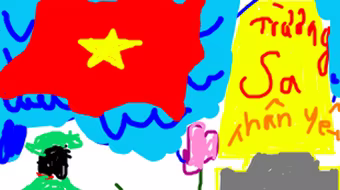 Những nét vẽ "độc" của giới trẻ về biển đảo