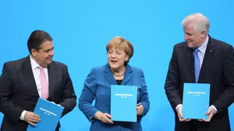 3 đảng của Đức cùng ký hiệp ước "Liên minh cầm quyền"