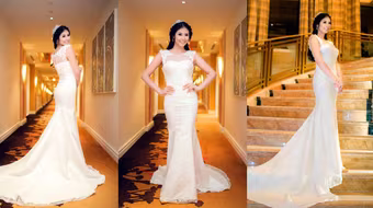 Hoa hậu Ngọc Hân rạng rỡ trong trang phục tự thiết kế