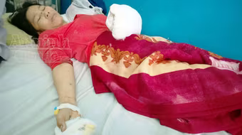 Nghi án lái xe ôm cắt tay người bán vé số dạo