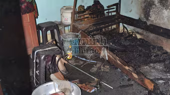 Hoả hoạn lúc nửa đêm, một ông lão bị thiêu chết thương tâm