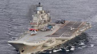 [ẢNH] 30 Su-57 giúp Đô đốc Kuzetsov của Nga có thể đánh bại tàu sân bay Mỹ mang 60 tiêm kích?