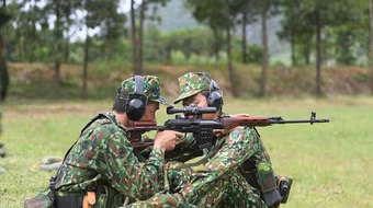 [ẢNH] Việt Nam dẫn đầu nội dung Xạ thủ bắn tỉa tại Army Games 2021