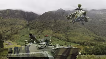 Xe chiến đấu bộ binh BMP-3 Nga có vũ khí 'đặc trị' xe tăng phương Tây