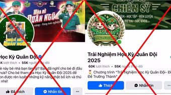 Cẩn thận với những trại hè từ các fanpage giả mạo gắn tích xanh