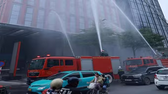 Thực tập phương án chữa cháy và cứu nạn, cứu hộ tại Tòa nhà Coninco