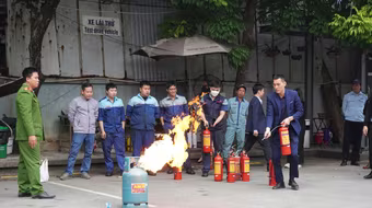 Tăng cường đảm bảo an toàn cháy, nổ tại cơ sở sản xuất ô tô
