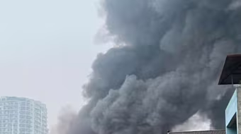 Cháy khu hành chính tầng 3 Nhà máy Bia Hà Nội Habeco