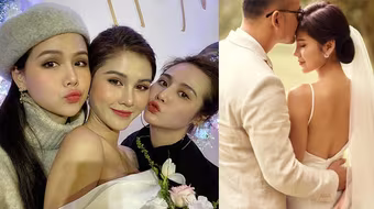 [ẢNH] Dàn sao toàn mỹ nhân đình đám quy tụ tại đám cưới MC Thu Hoài