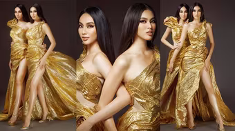 [ẢNH] Sắc vóc 'một chín một mười’ của Á hậu Ngọc Thảo và Thuỳ Tiên - người kế nhiệm Miss Grand Vietnam 2021