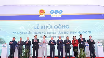 Khởi công tổ hợp khách sạn 5 sao và Trung tâm hội nghị quốc tế tại đại dự án FLC Quảng Bình