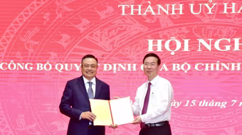 Ông Trần Sỹ Thanh được điều động giữ chức Phó Bí thư Thành ủy, sẽ giới thiệu để bầu làm Chủ tịch Hà Nội