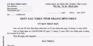 Chính thức: Không yêu cầu giấy xác nhận độc thân khi đăng ký kết hôn