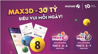 Vietlott ra mắt sản phẩm xổ số tự chọn Max 3D Pro