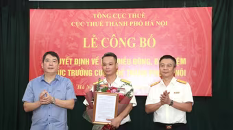 Hà Nội có tân Cục trưởng Cục Thuế