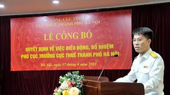 Cục Thuế Hà Nội có thêm Phó cục trưởng
