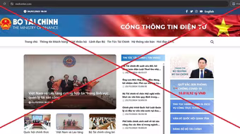 Bộ Tài chính đề nghị cơ quan chức năng làm rõ các website, văn bản giả mạo để lừa đảo