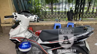Cảnh sát 141 phát hiện chiếc xe AirBlade bị kẻ gian ‘phù phép’, rồi đưa từ Nam ra Bắc