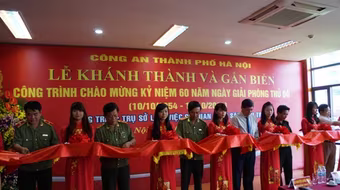 Khánh thành công trình trụ sở làm việc cơ quan Cảnh sát điều tra Công an Hà Nội