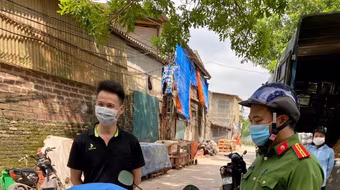 Công an huyện Gia Lâm: Xử phạt 28 trường hợp vi phạm quy định phòng chống dịch Covid 19