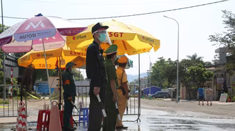 Phần thưởng ý nghĩa với các lực lượng thực hiện nhiệm vụ tại các chốt kiểm soát dịch bệnh