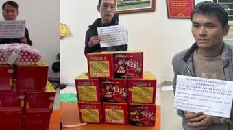 Công an huyện Gia Lâm liên tiếp phá 3 vụ sản xuất, vận chuyển, thu giữ thu gần 1,3 tạ pháo