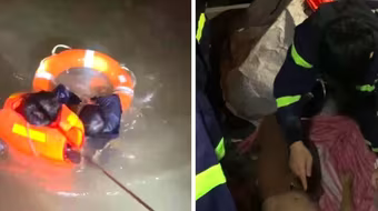 Hà Nội: Kịp thời cứu nạn nam sinh nhảy cầu Vĩnh Tuy