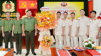 Đồn Sân bay Quốc tế Nội Bài tổ chức thành công Đại hội Chi bộ nhiệm kỳ 2025 - 2030