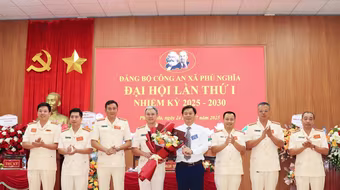 Đại hội Đảng bộ Công an xã Phú Nghĩa lần thứ nhất, nhiệm kỳ 2025 – 2030: Đánh dấu bước phát triển mới