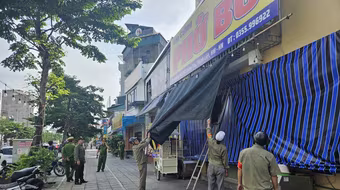 Phường Hoàng Mai xử lý nghiêm các vi phạm về trật tự đô thị