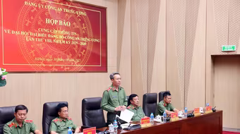 Đại hội đại biểu Đảng bộ Công an Trung ương nhiệm kỳ 2025- 2030 sẽ diễn ra từ ngày 3 đến ngày 05/10/2025