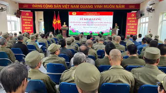 Tập huấn, bồi dưỡng nghiệp vụ cho 240 đội viên lực lượng tham gia bảo vệ an ninh, trật tự ở cơ sở