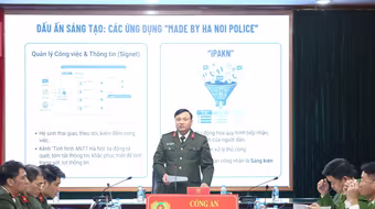 Công an Hà Nội chú trọng Chuyển đổi số trong công tác tham mưu