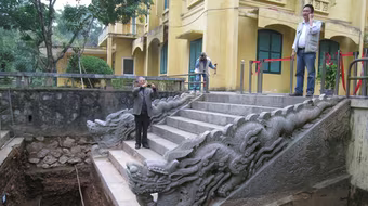 Phát hiện sân Đan Trì tại Hoàng thành Thăng Long