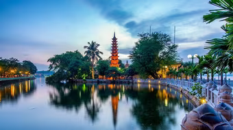 Xanh tươi bát ngát Tây Hồ 