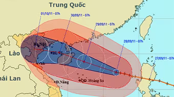 Bão số 5 có gió giật tới cấp 15