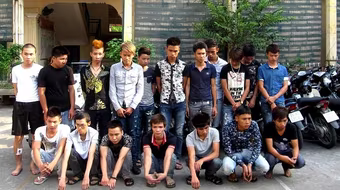 Bắt giữ 18 "quái xế" náo loạn đường phố đêm Trung thu