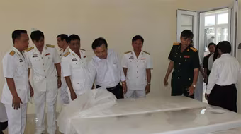 Chính thức thành lập Trung tâm An điều dưỡng tàu ngầm Hải quân