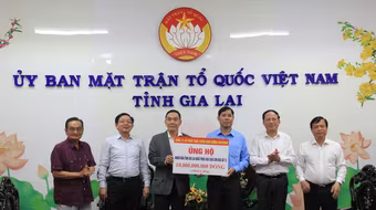 Nutifood ủng hộ 10 tỷ đồng hỗ trợ người dân Gia Lai bị ảnh hưởng bão Kalmaegi 