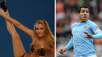 Tevez tìm được mỹ nhân mới để giải sầu