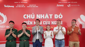 Amway Việt Nam đồng hành cùng chương trình Chủ nhật đỏ