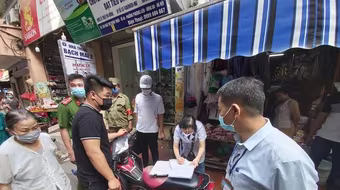 Lập biên bản 590 trường hợp không đeo khẩu trang, phạt 628 triệu đồng 