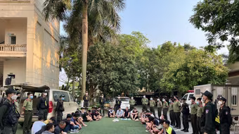 Truy quét sới gà cực lớn núp sâu trong trang trại