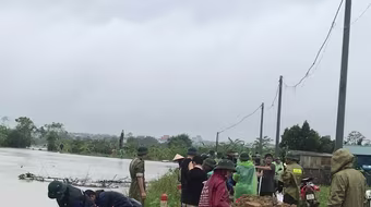 Ngoại thành Hà Nội khẩn trương đắp đê chống lũ tràn