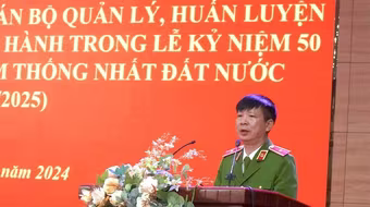 Hơn 3.400 cán bộ, chiến sĩ, học viên CAND sẽ tham gia diễu binh kỷ niệm 50 năm Ngày giải phóng miền Nam